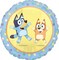 Bingo and Bluey Girl Birthday Party Supplies Foil Balloon Bouquet Decorations 6pc